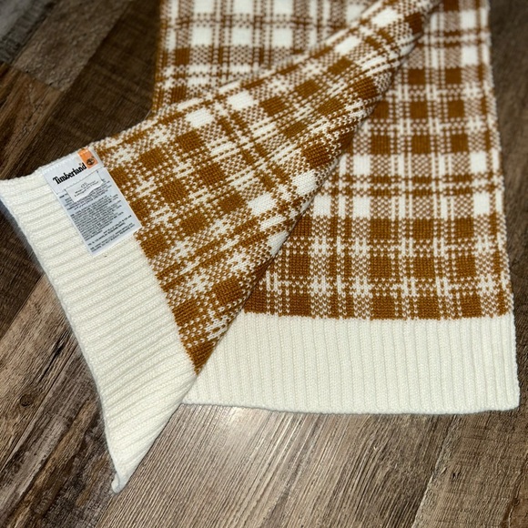 Timberland wheat & Cream OS Scarf - Picture 3 of 3
